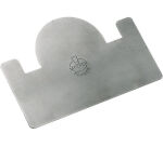 raclette à bûche inox 12x8 cm pour gouttières de largeur 8 cm