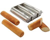 Matfer pain de mie rond triple inox mignon 30 cm diamètre 4.5 cm 180 g