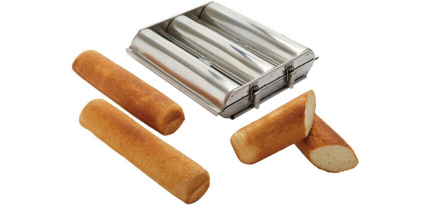 Matfer pain de mie rond triple inox mignon 30 cm diamètre 4.5 cm 180 g