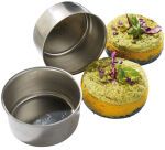 lot de 2 ramequins inox 9 cm