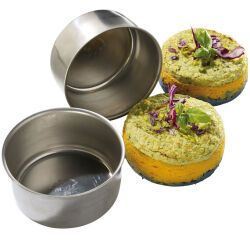 lot de 2 ramequins inox 9 cm