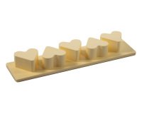 Multimoule démouleur polystyrène 5 coeurs 7.3x6.8 cm