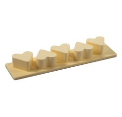 Multimoule démouleur polystyrène 5 coeurs 7.3x6.8 cm