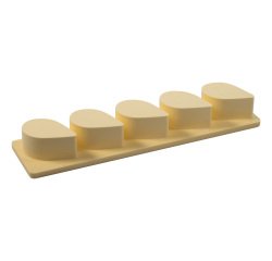 Multimoule démouleur polystyrène 5 larmes 8.8x5.7 cm
