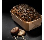 carton de 120 moules en bois avec caissette papier adaptés à la cuisson et à la vente pour brioches et pains spéciaux 185x115x55 mm 50 cl
