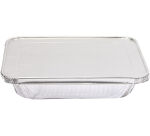 carton de 300 (6 sachets de 50) couvercles coiffants en aluminium pour plat gastronorme aluminium à bord rond gn1/2 329x269 mm