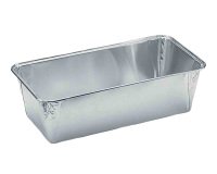 paquet de 500 moules à cake en aluminium pliés rigides mo1600 250x121x68 mm 150 cl