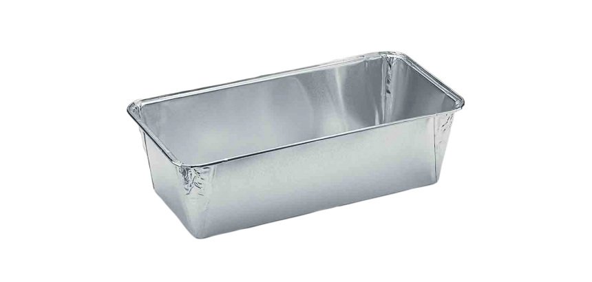 paquet de 500 moules à cake en aluminium pliés rigides mo1600 250x121x68 mm 150 cl