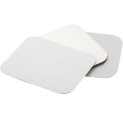 carton de 800 (8 paquets de 100) couvercles en carton aluminisé 1 face pour barquettes bv1125 219x156 mm