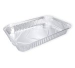 carton de 450 (9 paquets de 50) plat aluminium à bord vertical couvrable bv2080 318x214x47 mm 238 cl