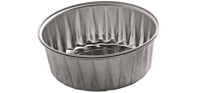paquet de 100 ramequins ronds en aluminium RA 251RC ø 107H39 mm 25 cl