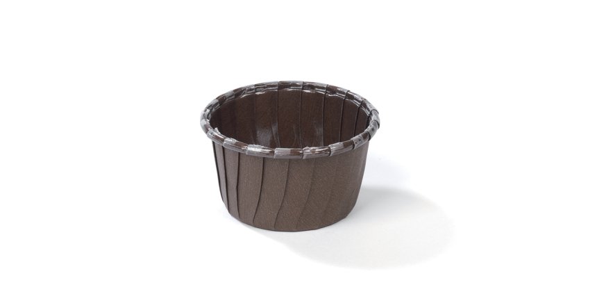 boîte de 250 caissettes de cuisson en papier ingraissable brun n°  11, ø 54 h 40 mm 10 cl