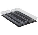 10 gouttières doubles à bûches thermoformées délice rainurée 57x8x6.5 cm