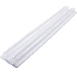10 gouttières doubles à mini-bûches ou insert 57x4x3 cm