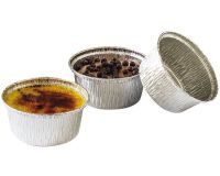 carton de 1000 (10 paquets de 100)  godets à crème aluminium GO105RS ø 72 H 41 mm 10,5 cl