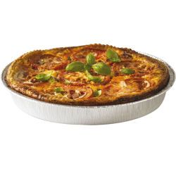 carton de 600 (6 paquets de 100) tourtières en aluminium TO 270R ø 278 H23 mm 120 cl