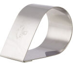 lot de 4 nonnettes inox larmes 8x5x4 cm