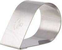 lot de 4 nonnettes inox larmes 8x5x4 cm