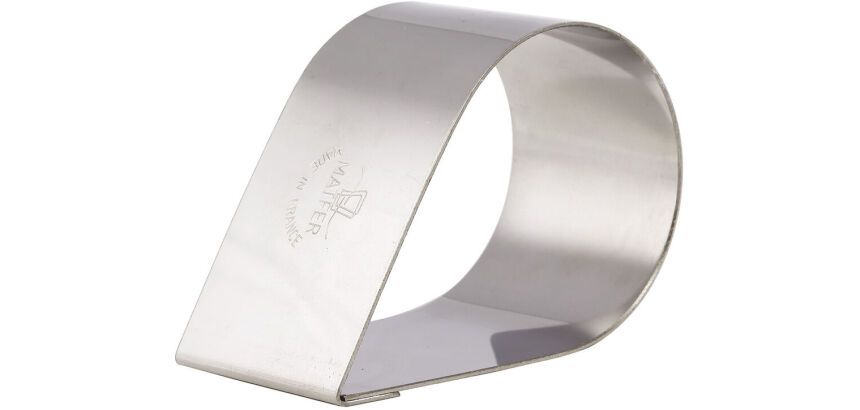 lot de 4 nonnettes inox larmes 8x5x4 cm