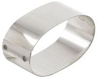 lot de 4 nonnettes inox ovales 7x4x3 cm