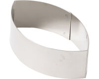 lot de 4 nonnettes inox ovales pointues 8.8x5x3 cm