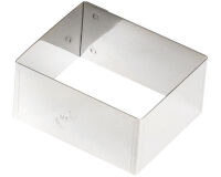 nonnette inox rectangulaire 12x4x4 cm