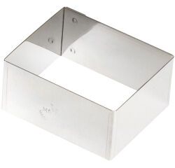nonnette inox rectangulaire 12x4x4 cm