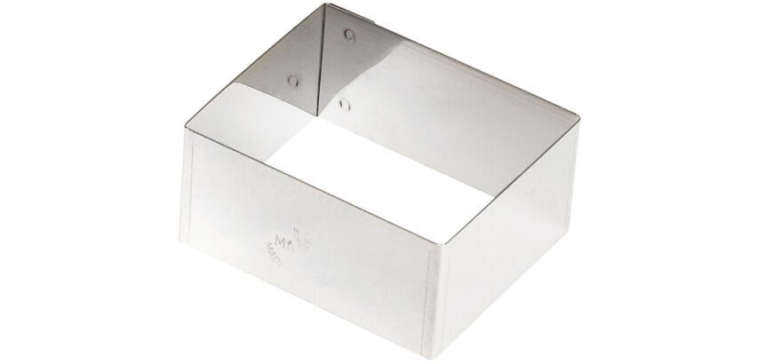 nonnette inox rectangulaire 12x4x4 cm