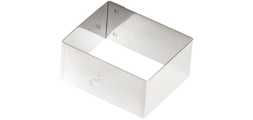 nonnette inox rectangulaire 12x4x4 cm