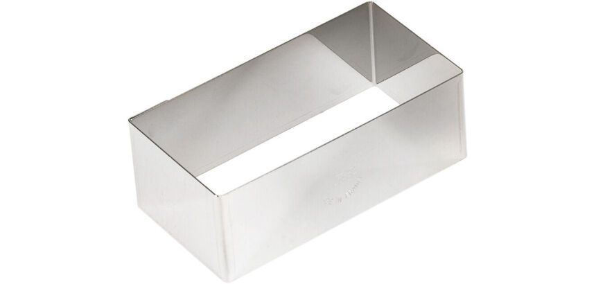 nonnette inox rectangulaire 11x2.5x3 cm