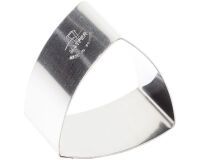 lot de 4 nonnettes inox triangles bombés 6.5x6.5x4 cm