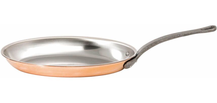 Alliance cuivre poêle ovale 36 x 21 cm