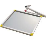 cadre superposable 350x350 supplémentaire jaune hauteur 1 cm