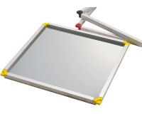 cadre superposable 350x350  supplémentaire rouge hauteur 1.5 cm