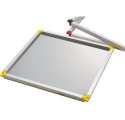 cadre superposable 350x350  supplémentaire rouge hauteur 1.5 cm