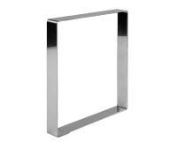 carré à tartes inox 18 cm hauteur 2 cm