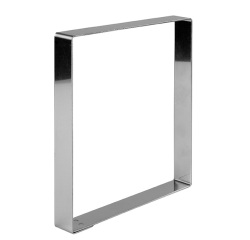 carré à tartes inox 18 cm hauteur 2 cm