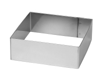 carré à mousse inox hauteur 4.5 cm 23x23 cm