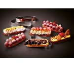 Mozaïk lot de 6 tartelettes oblongs finger 13x4x2 cm