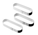 Mozaïk lot de 6 tartelettes oblongs finger 13x4x2 cm