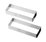 Mozaïk lot de 4 tartelettes rectangulaires finger 12x4x2 cm