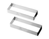 Mozaïk lot de 4 tartelettes rectangulaires finger 12x4x2 cm