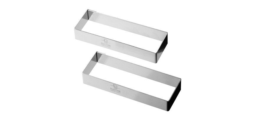 Mozaïk lot de 4 tartelettes rectangulaires finger 12x4x2 cm