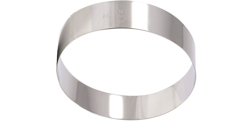 cercle à entremets inox hauteur 3.5 cm 11 cm