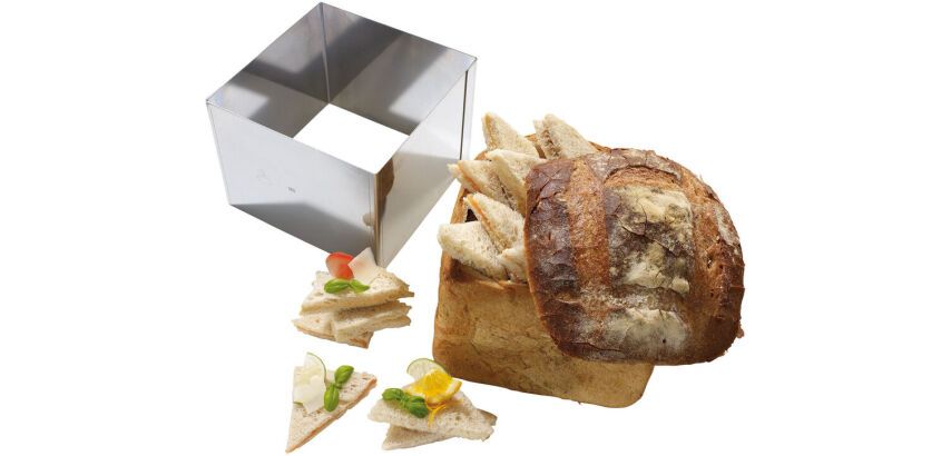 carré à pain surprise 60 sandwichs 20x20x14 cm
