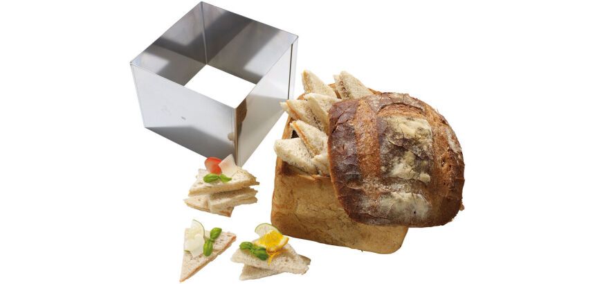 carré à pain surprise 60 sandwichs 20x20x14 cm