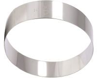 cercle à vacherin inox hauteur 6 cm 16 cm