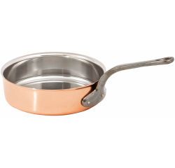 Alliance cuivre sauteuse cylindrique 28 cm