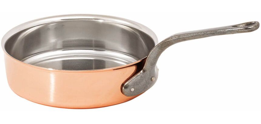 Alliance cuivre sauteuse cylindrique 28 cm