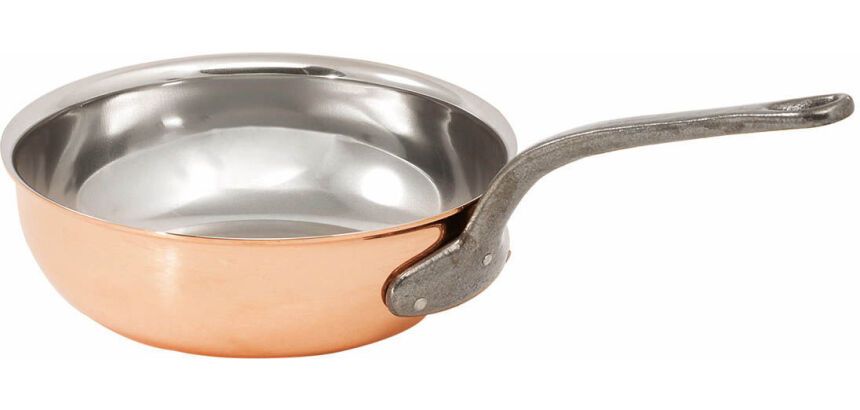 Alliance cuivre sauteuse évasée 28 cm